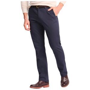 Hawker Rye Essential Wash Stretch Straight Fit Chino Navy Men's 34x30 NWT